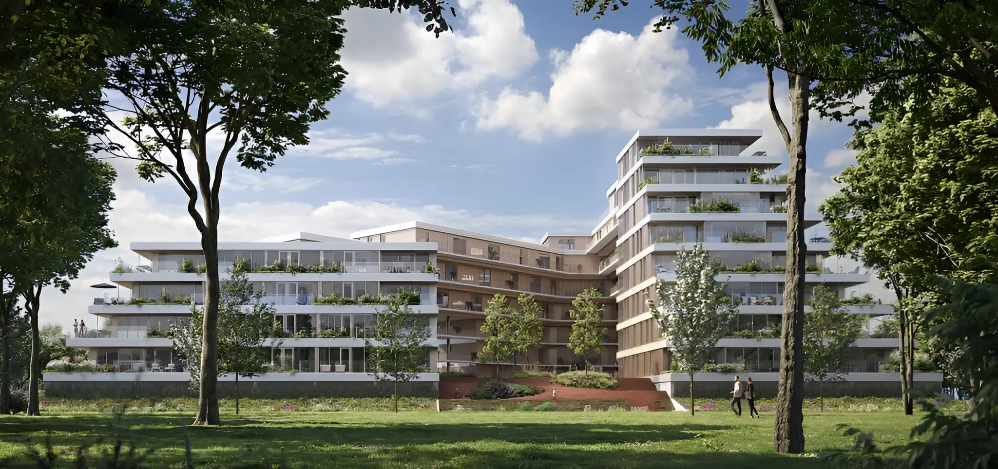 Moderne appartementsblok