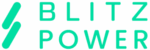 Logo Blitz Power, Belgisch merk van laadpalen aangeboden door Go Watts